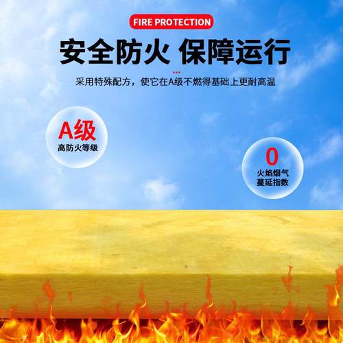 防排烟玻璃棉心板648保温棉板隔音离棉玻璃维板防火阻燃吸音纤降