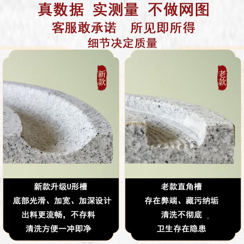 小石家用磨老石磨青石石盘磨家用磨盘手工石磨家磨LWQ用迷你豆浆