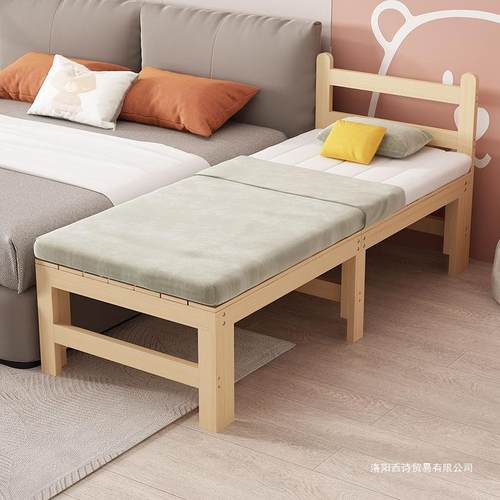 全木拼接床儿UPM宽童床床单人加床边带护栏婴儿小床拼接大实床