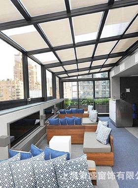 2025光新款阳光房全采顶天窗遮防晒6877蜂光巢帘