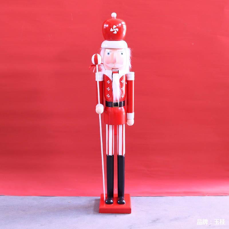 新款胡桃夹子120c实木件创意家居摆质工木艺品门m店NID摆设厂家直