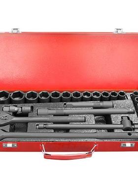 1/C2寸26件手动套筒扳手26PS轮扳手套装EEU筒手套动短套筒F棘杆接