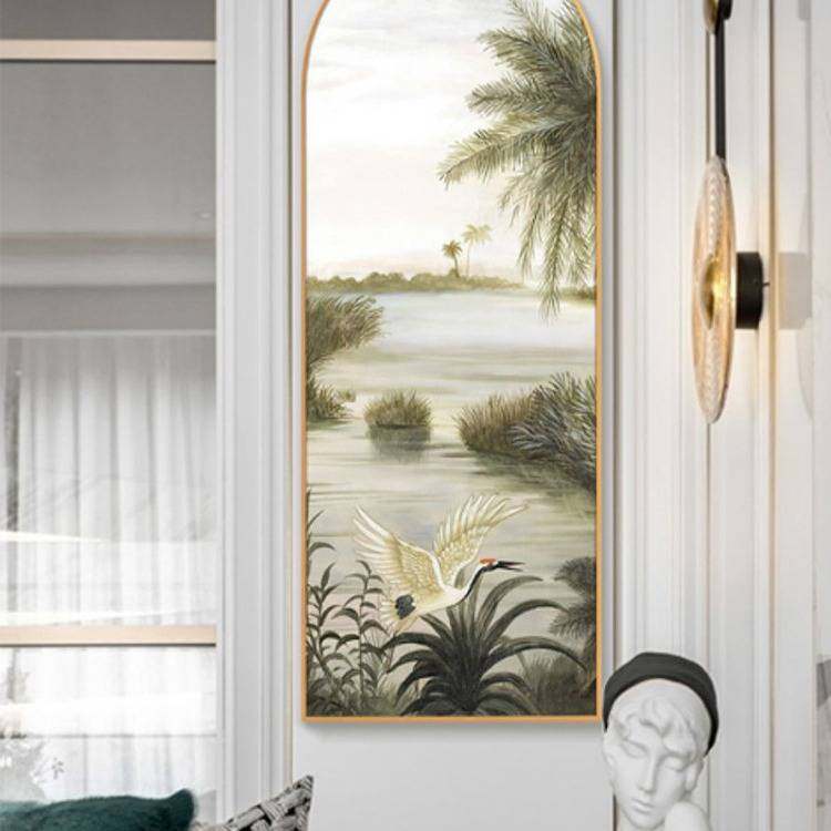 美式田园风玄关装饰画法式窄长条拱形挂画轻奢风复古走廊过道壁画,玩具/童车/益智/积木/模型,垂直悬浮玩具,淘宝优惠券,粉丝福利购,淘宝优惠卷