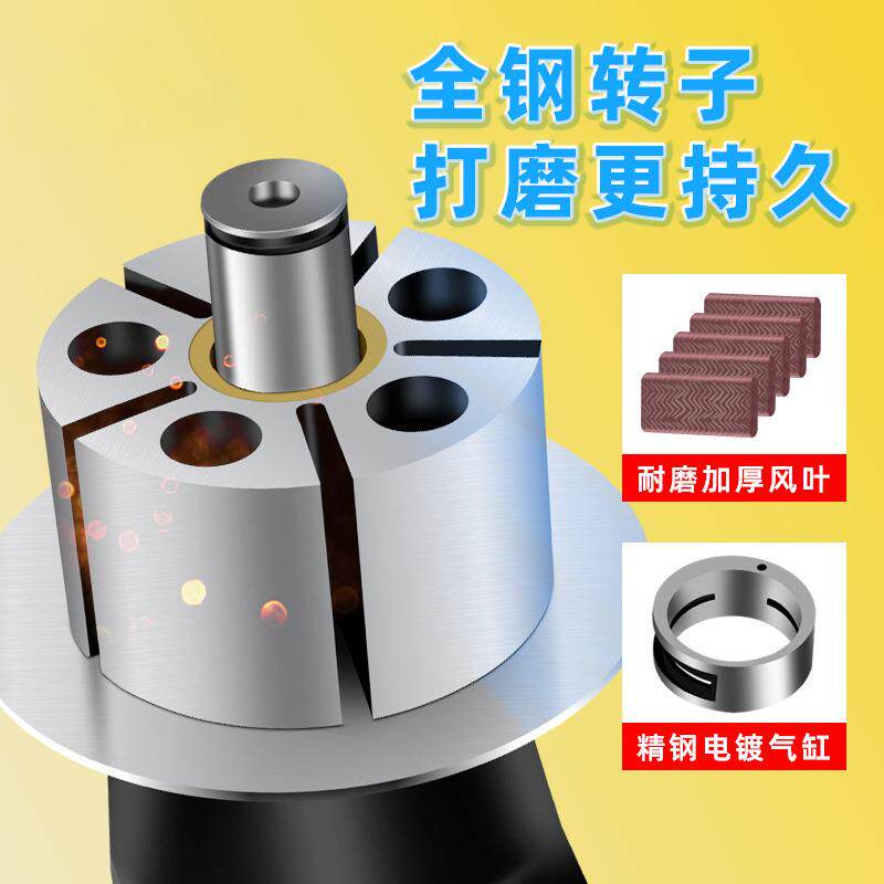 气动打磨机气打机无品牌/工业级吸纸尘砂机5磨寸汽车蜡抛光机
