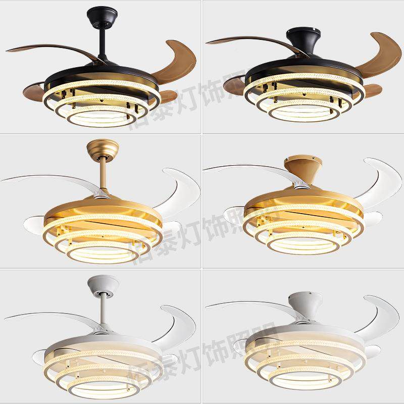 欧式创意环风扇90W三可内外双灯发光厅DBCXY730客餐厅吊扇灯亚马,家装灯饰光源,风扇灯,淘宝优惠券,粉丝福利购,淘宝优惠卷
