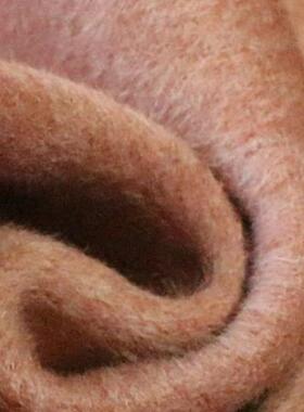 全澳面毛双羊头绒布双面呢子羊IJV绒双面料全毛面羊绒大衣布料混