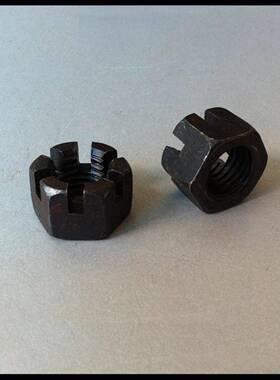 六角槽螺母GRGF58G4B61B81开槽螺母公制开花螺开帽M6-M2发黑镀锌