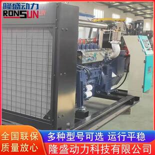 宾馆学校用发电机 150kw办公楼用发电设备 户外用沼气发电机
