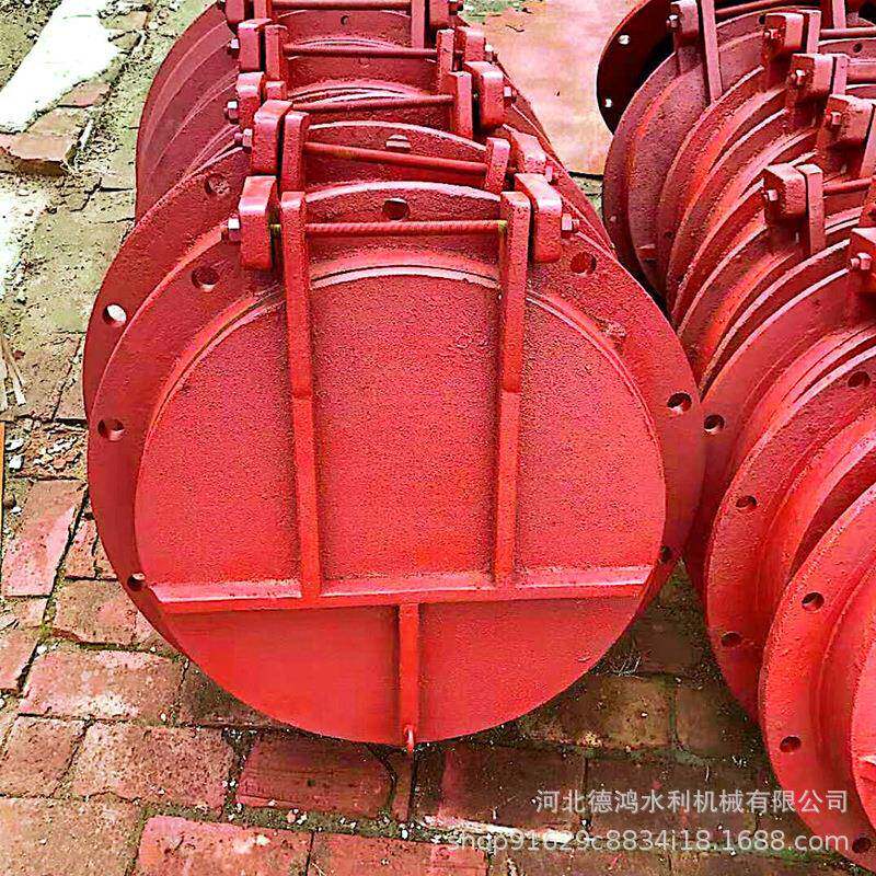铁拍门污水处理厂水排管道防倒灌程浮779箱拍门水利铸工铸铁方拍