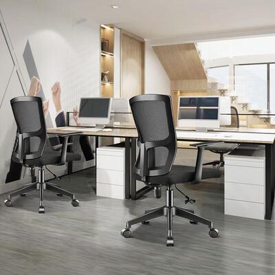 电人体学脑椅办背公椅座椅家工用舒适透气椅久坐呵81280护靠带回