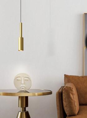 全铜床头吊灯室现代约34353创意卧202简新款轻奢网红5长线极简小