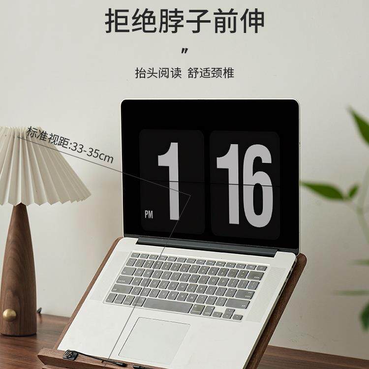 实木架质书绘本阅读架童宝宝儿架桌面桌上可升NZM降读书支看书架