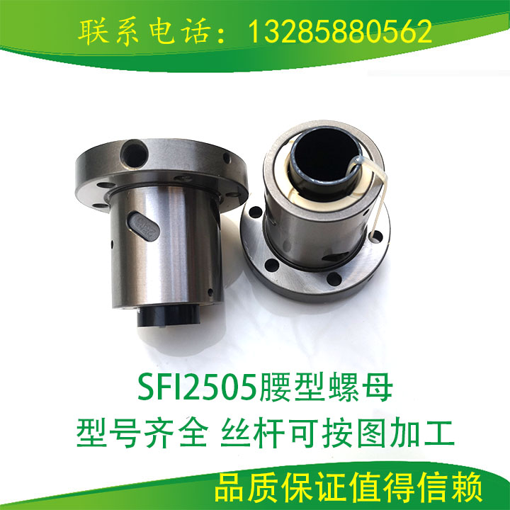 精密滚珠丝杆副螺母SFI 2005 05 3205 3210 10圆法兰丝母丝杠