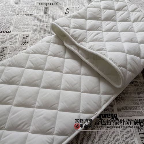 新款涤棉布 绗缝  双人床 褥垫 床护垫 (120- 150-180)*200cm