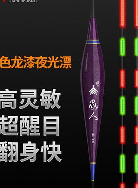 家人夜光漂水下无影电子漂高灵敏超亮醒目鱼漂大物漂鲫鱼浮漂