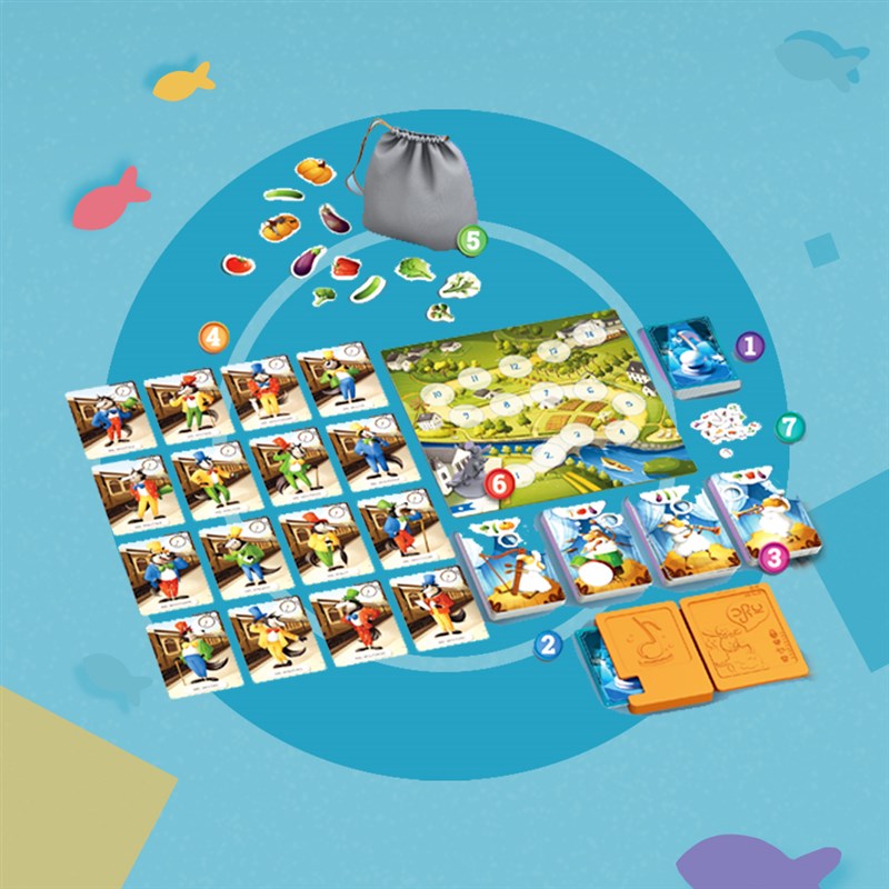 消失的奖杯德国桌游Sly Wolf亲子互动合作游戏儿童益智桌游