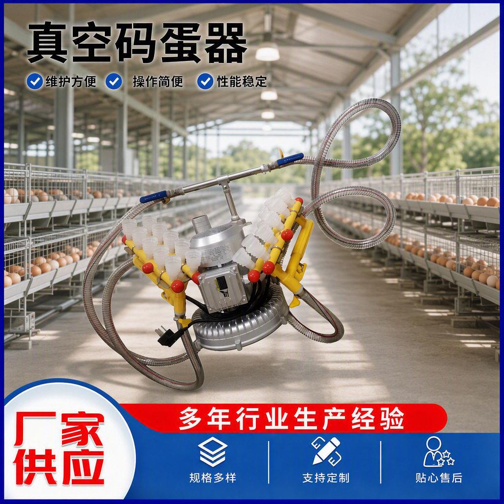 翰润渤真空吸蛋机鸡蛋码蛋器鸡鸭蛋捡蛋拾蛋器孵化配件可配双头