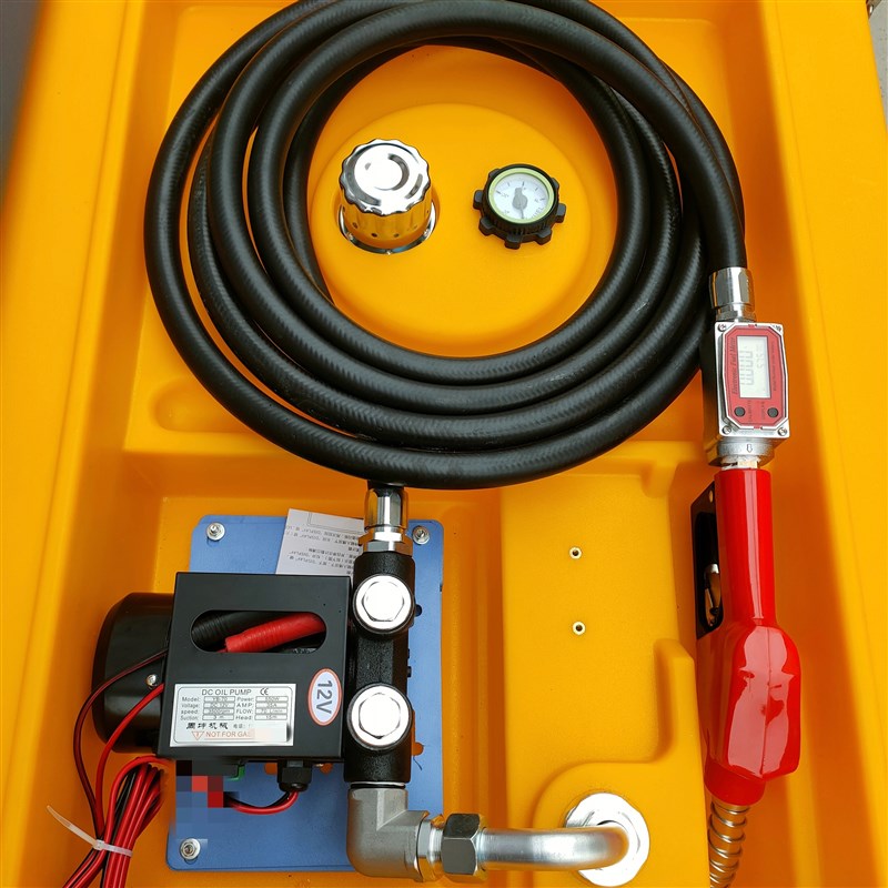 升油桶油泵计量一体加油机可携式皮卡面包车柴油撬装加油机