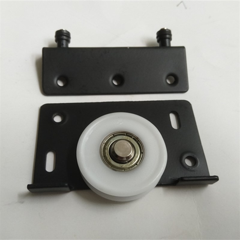 2付装 衣柜移门滑轮推拉木窗木门轮 耐用轴承2毫米直径凹轮