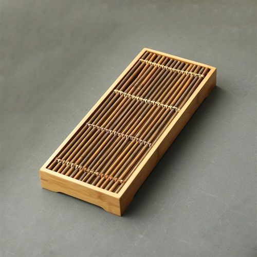 美物工坊棕竹茶盘竹制竹编拆卸托盘家用功夫茶具茶台茶海茶道美物