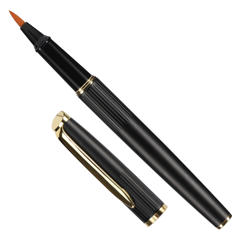 软笔钢笔式毛笔狼毫小楷便携抄经秀丽软笔可加墨自来水勾线画画软