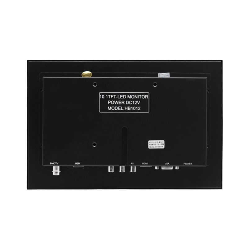 高清10.1寸HDMI/VG/BNC液晶监视器宽屏幕金属壳工业C镜头显示