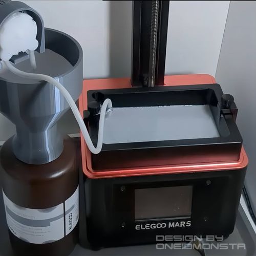 光固化打印机光敏树脂料盘清理蠕动泵工具方便容易操作3D打印材料