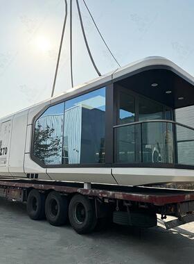 海边度假独栋酒店 隔音保温层豪华微型别墅 家庭住宿带天窗太空舱