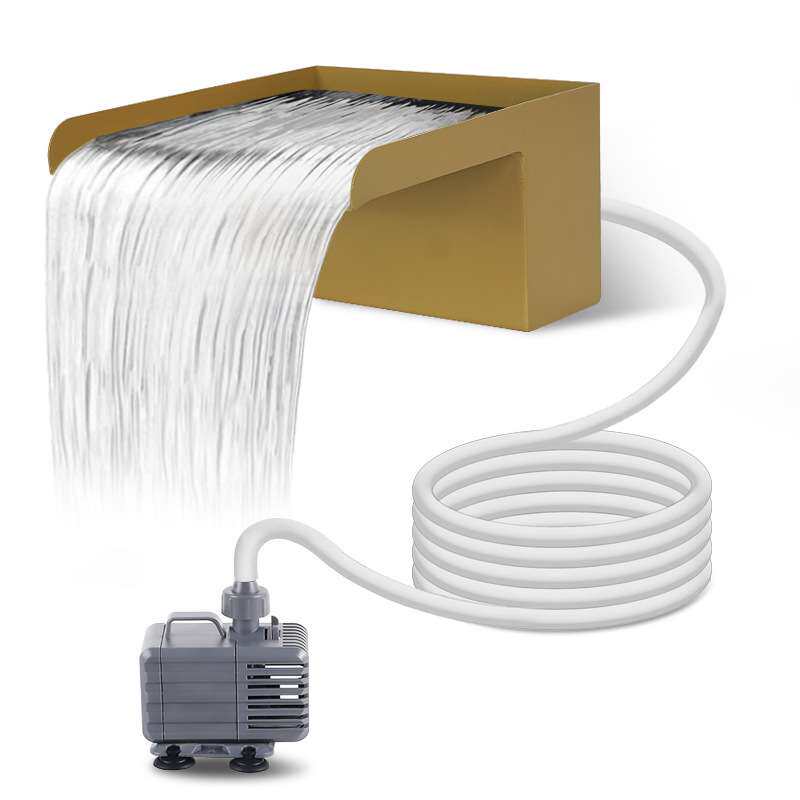 庭院锦鲤鱼池景观鱼池水景池水池循环过滤系统水陆两用溪流过滤器