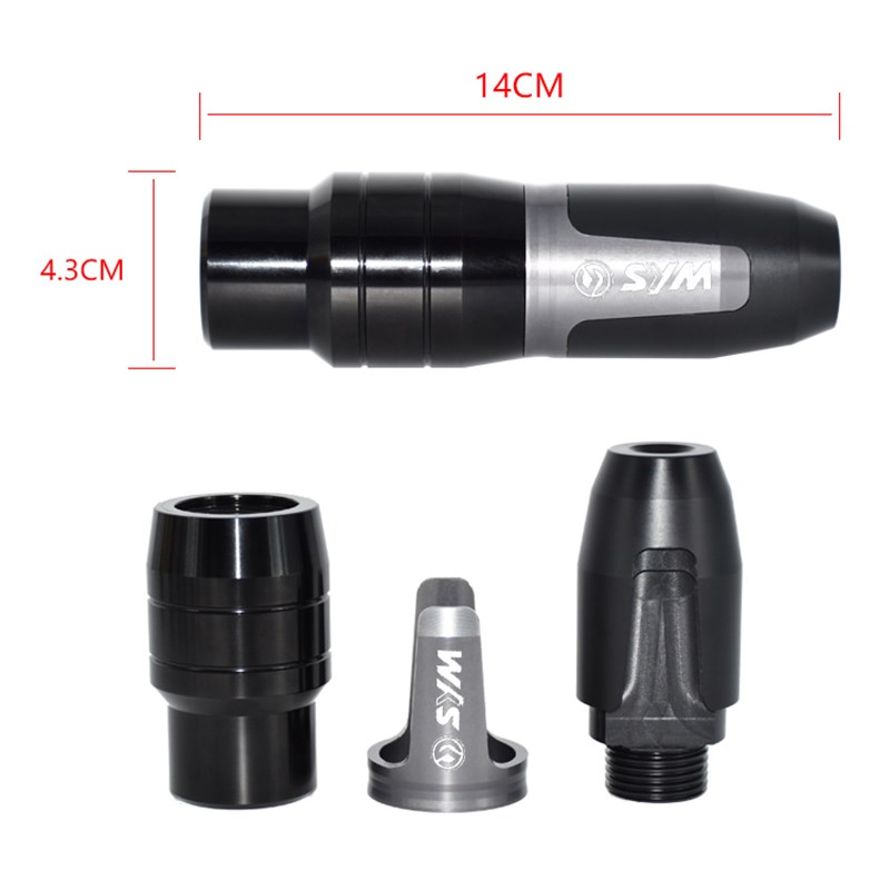 适用三阳九妹夫JOYMXF300 改装排气管后轮棒胶 发动机保护杆