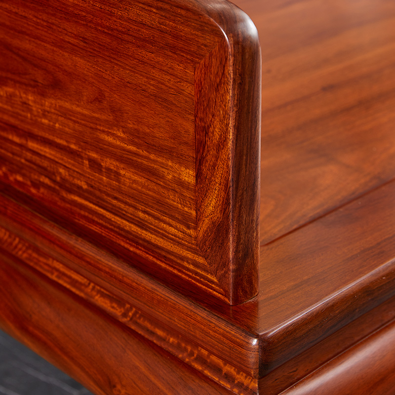 红木家俱缅甸花梨木罗汉床客厅中式大果紫檀全实木床榻坑床罗汉榻