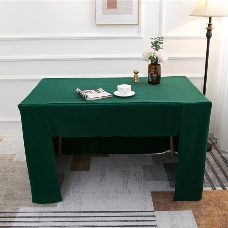 会议桌布 酒店会议室桌群桌套展会加厚长方形桌罩 会议台尼桌布