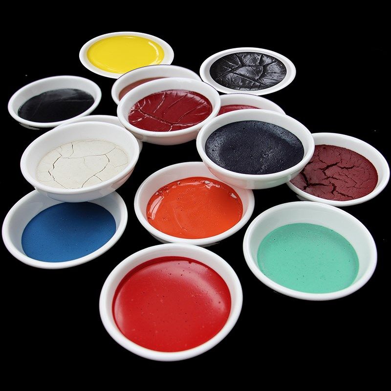 矿物质国画颜料单色 盅装固体国画颜料15克 单色碟装姜思序堂传统