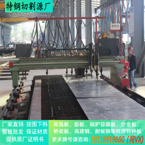 Q460NE高强度钢板切割460C Q460D Z15Z25Z35带纵向性能保探伤零切