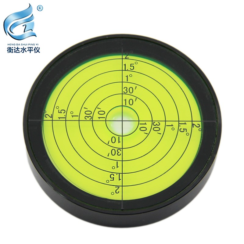 万向水平仪0耐高温85度高精度10分通用金属铝制圆形水准气泡
