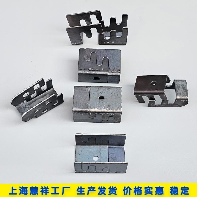 家具连接件卡扣子母扣件方管连接扣件子母件桌架铁床钢管卡扣