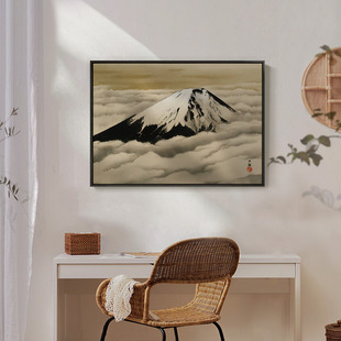 上品印画 神奈川冲浪里 大气居酒屋餐桌客厅餐厅挂画装饰画墙壁画