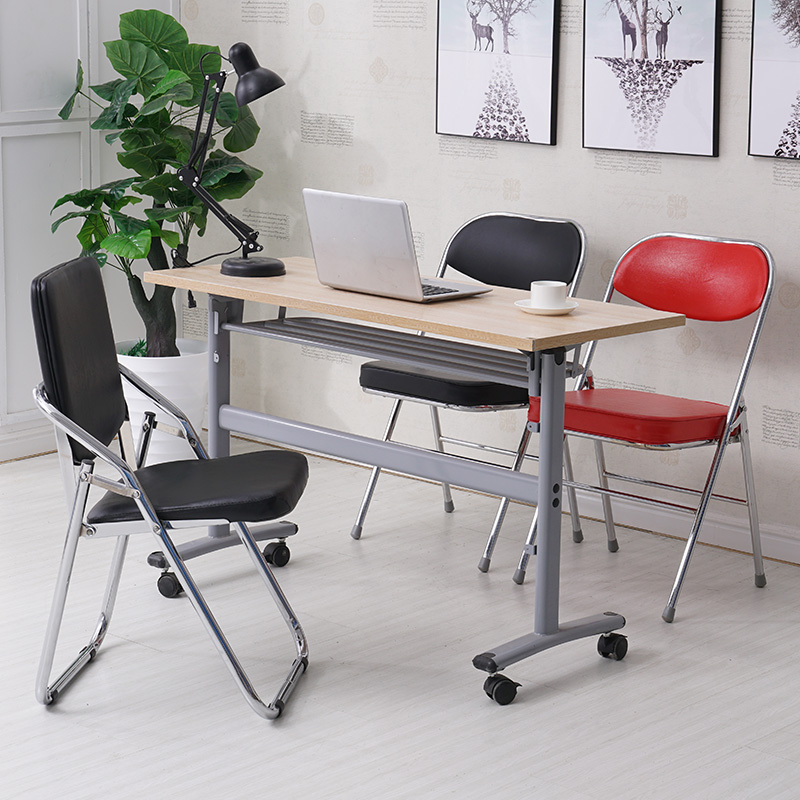 家用办公椅写字椅折叠多功能会议椅现代简约简易懒人靠背椅电脑椅