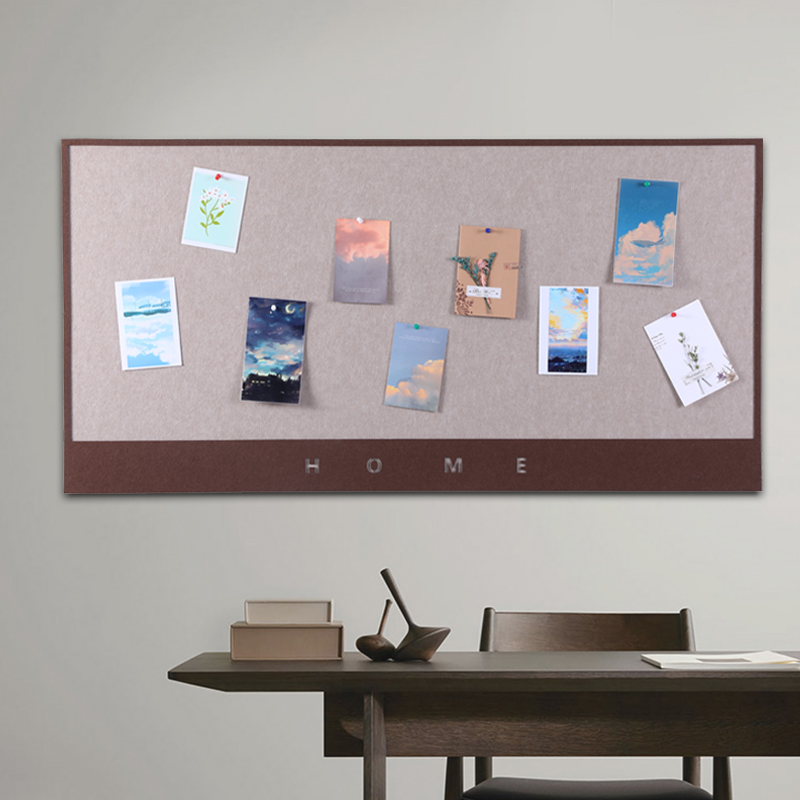 照片墙毛毡板墙贴背景墙留言板家用装饰墙公告栏软木文化墙