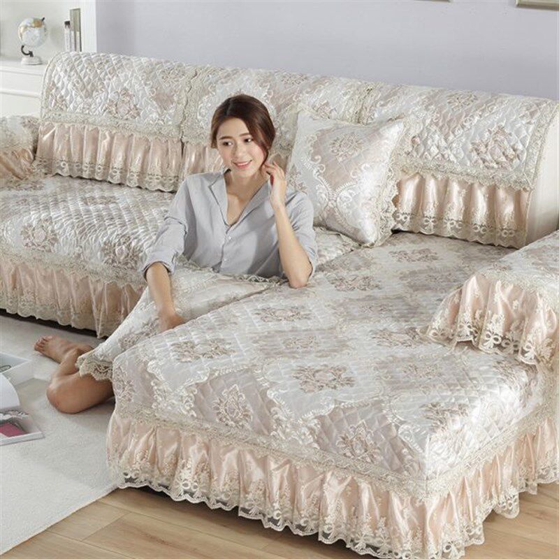 沙发垫四季通用布艺防滑坐垫子盖布客厅贵妃全包欧式沙发套罩全盖