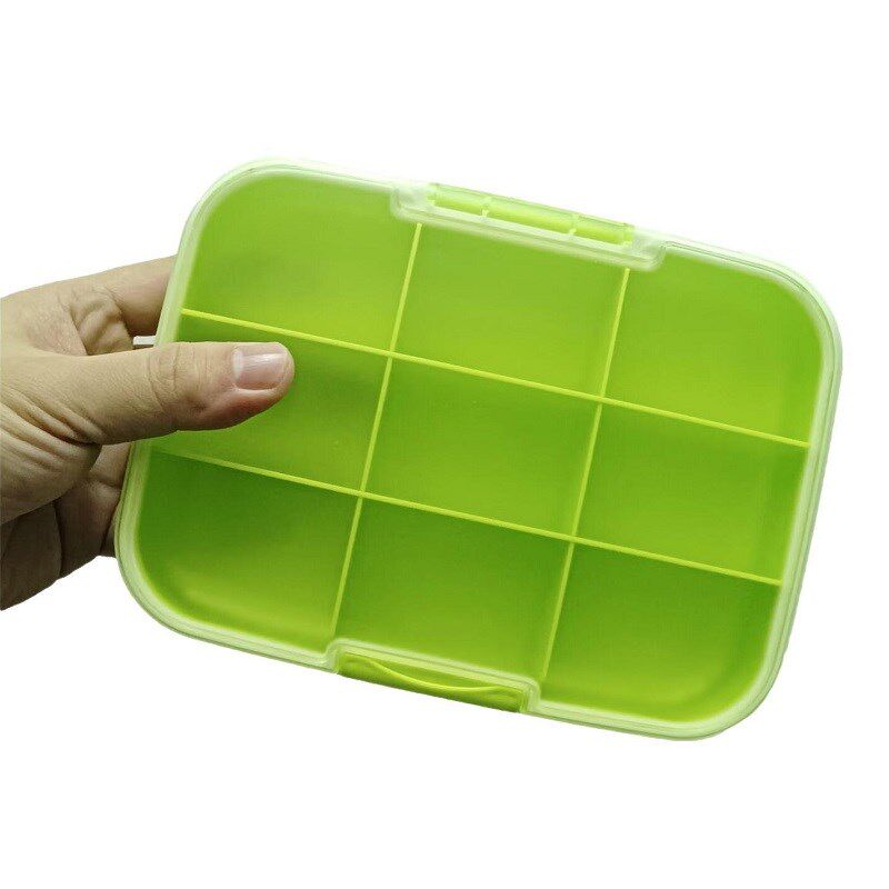 超大容量药盒/九格/密封防潮水大号药片药丸深海鱼油胶囊分装便携