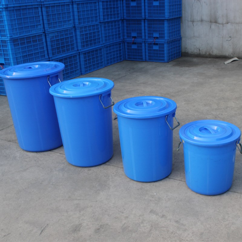 酵素桶加厚水桶家用储水带盖大号食品级发酵腌菜白塑料桶圆困水桶