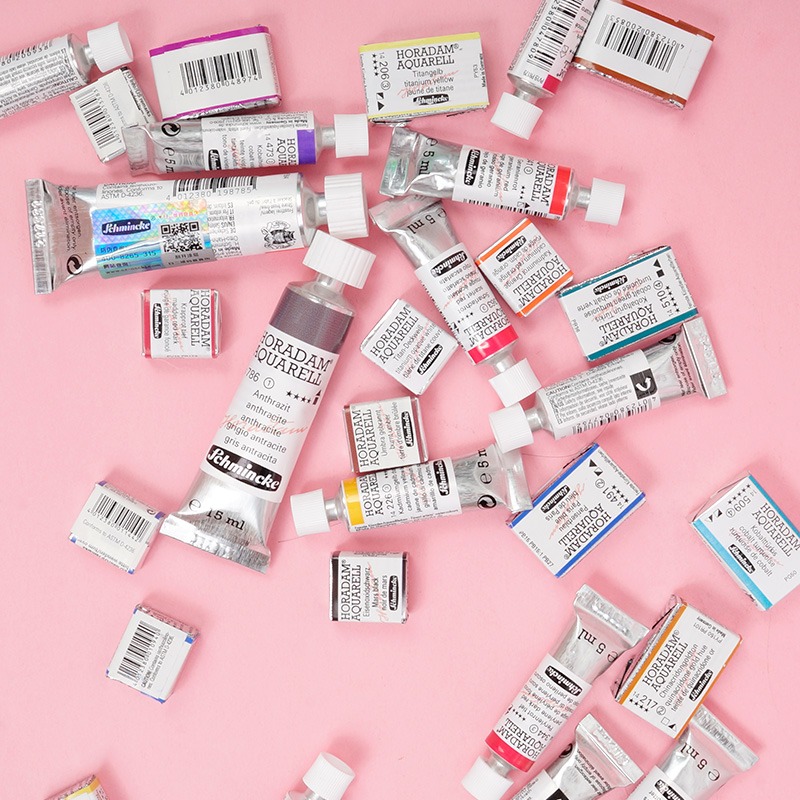 德国史明克大师级水彩颜料半块/全块 5ml/15ml管装三四级别共5色