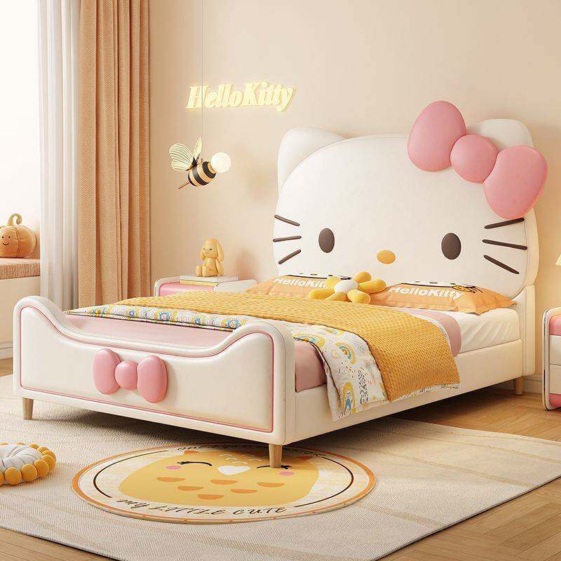 儿童床hellokitty公主床女孩床 1.5米卡通卧室简约1.2m单人床