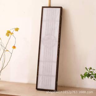 新酒店纹隔断屏售楼部头屏风铝板雕刻屏门-风风仿木屏风花窗宋式