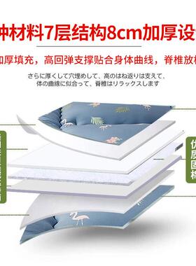 垫6L学生宿舍床0.A9m人床单加厚软垫被折叠上下铺寝室F75986HS床