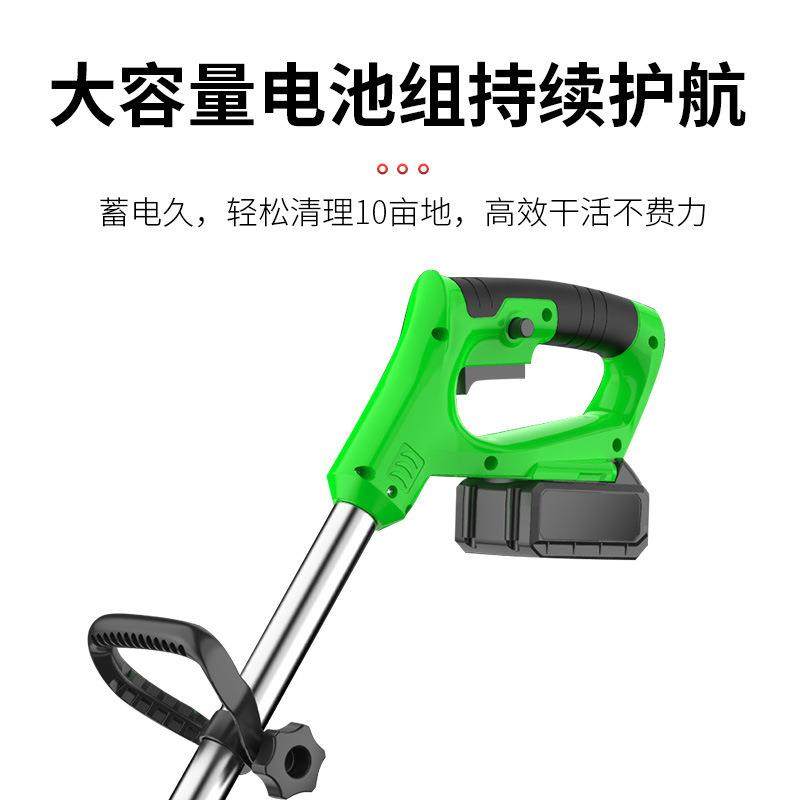 跨境小锂电割草微机持电动除草机型农用翻手土松土LMU耕机园林草