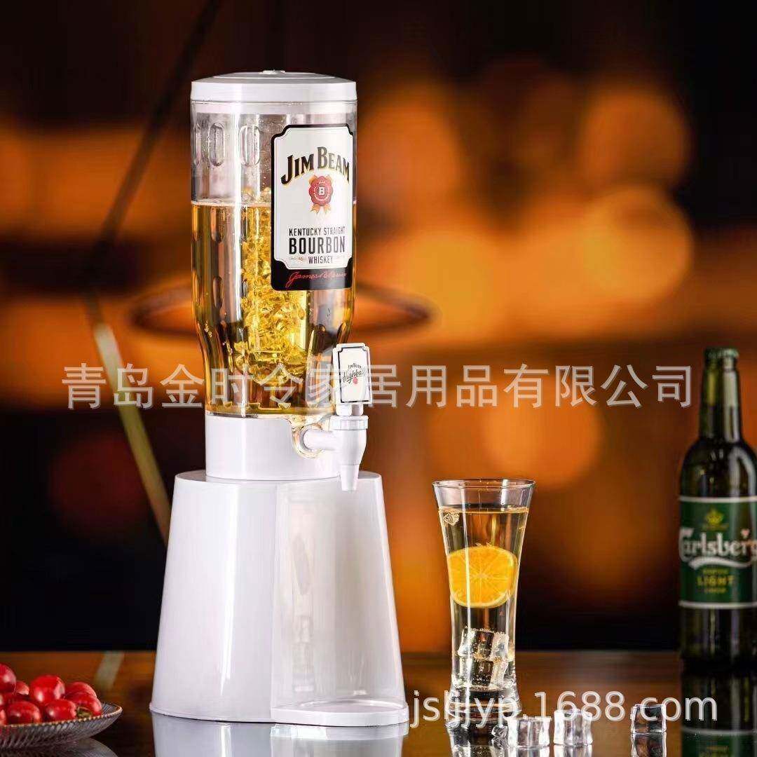 2L扎酒啤t酒炮k扎咨询客服v新款啤桶泡桶啤酒桶网红果汁饮料机可