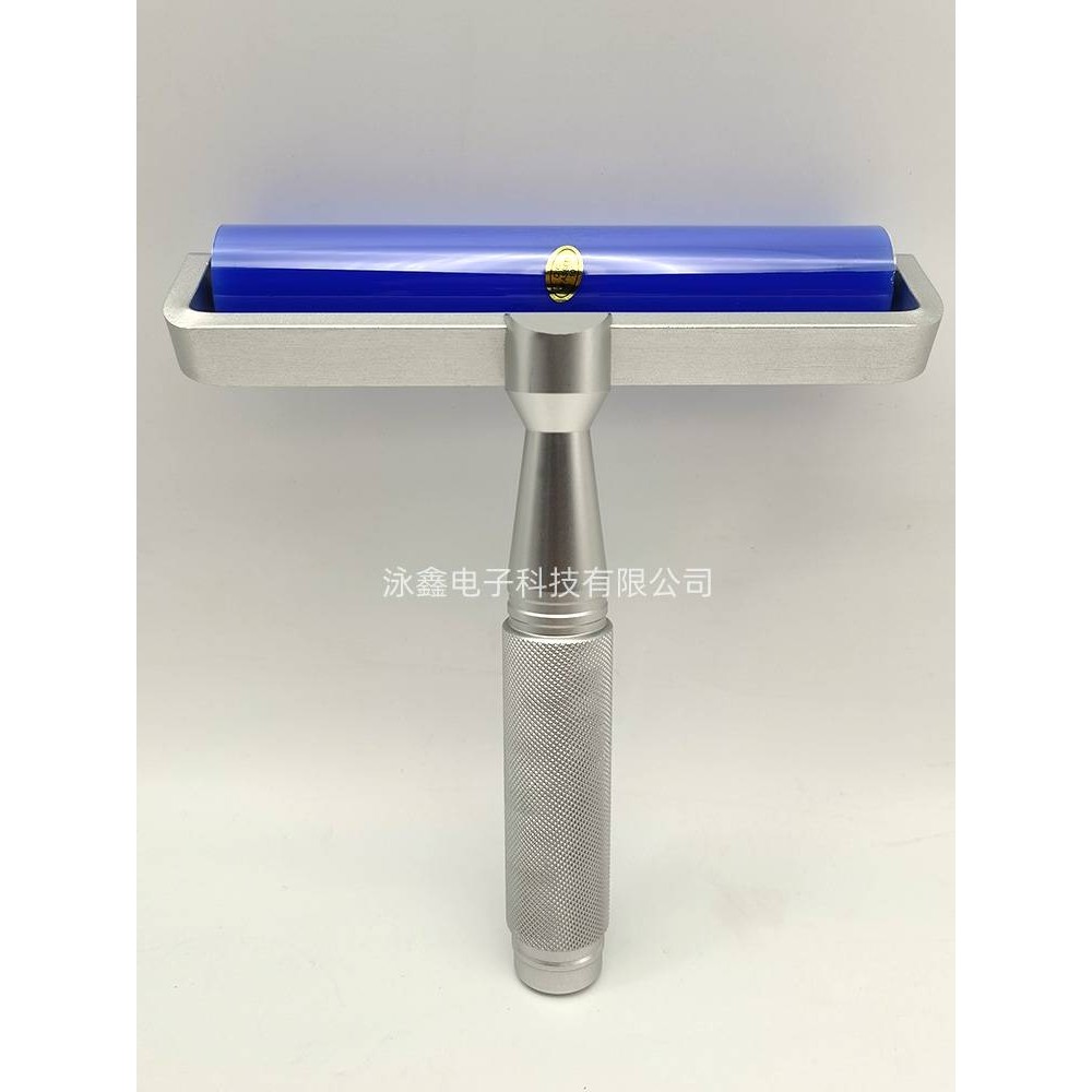 矽胶手动滚筒手机显示屏专业贴膜贴片高粘粘尘滚轮非标包胶除尘棍