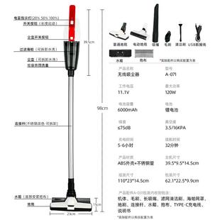 无家线手持用便携式 大功率跨境多功能干湿口两出用欧美479吸尘器